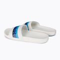 Infradito Quiksilver Rivi Wordmark Slide uomo bianco/bianco/blu 3