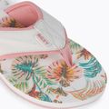 ROXY infradito donna Coastin Print bianco/rosa 7