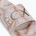 Infradito ROXY Slippy Printed bianco/tan da donna 7