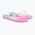 ROXY Viva Jelly infradito da donna bianco/rosa/turchese 5