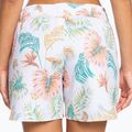Pantaloncini da bagno donna ROXY Into the Sun 5" bianco/lilla brillante 7