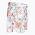 Pantaloncini da bagno donna ROXY Into the Sun 5" bianco/lilla brillante 3