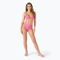 ROXY Love The Surf Knot top del costume da bagno rosa guava 2