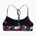 ROXY Active Bralette top costume da bagno antracite/floreale 6