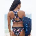 ROXY Active slip da bagno antracite/floreale 7