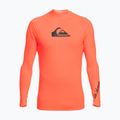 Quiksilver All Time corallo infuocato manica lunga da nuoto per bambini