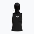 Gilet per muta da donna ROXY 2.0 mm Swell Series con cappuccio in neoprene nero vero