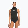 Gilet per muta da donna ROXY 2.0 mm Swell Series con cappuccio in neoprene nero vero 3