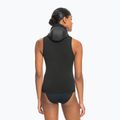 Gilet per muta da donna ROXY 2.0 mm Swell Series con cappuccio in neoprene nero vero 5