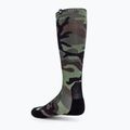 Calzini da snowboard DC Summit da uomo, woodland camo verde 2