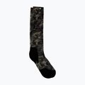 Calzini da snowboard DC Summit da uomo, woodland camo verde 4