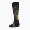 Calze da snowboard DC Sanctioned angolate tie dye da uomo verde edera 2