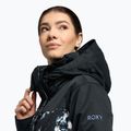 Giacca da snowboard donna ROXY Jetty Block true black flowers 5