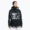 Giacca da snowboard donna ROXY Presence Parka true black black flowers