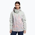 Giacca da snowboard donna ROXY Jetty Block grigio marmo viola
