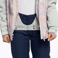 Giacca da snowboard donna ROXY Jetty Block grigio marmo viola 12