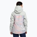 Giacca da snowboard donna ROXY Jetty Block grigio marmo viola 4