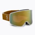 Occhiali da snowboard da donna ROXY Storm Peak Chic bianco brillante