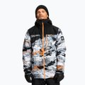 Quiksilver Morton giacca da snowboard uomo arancione shocking paint the moun