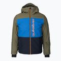 Giacca da snowboard Quiksilver Side Hit foglia d'uva per bambini
