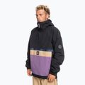 Giacca da snowboard Quiksilver Steeze da uomo nero vero 2