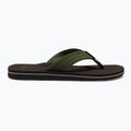 Infradito Quiksilver Molokai Layback Textured da uomo marrone/marrone/verde 10
