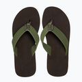 Infradito Quiksilver Molokai Layback Textured da uomo marrone/marrone/verde 12