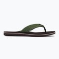 Infradito Quiksilver Molokai Layback Textured da uomo marrone/marrone/verde 2