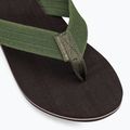 Infradito Quiksilver Molokai Layback Textured da uomo marrone/marrone/verde 7