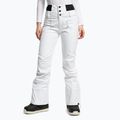 Pantaloni da snowboard da donna ROXY Rising High bianco brillante