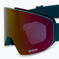 VonZipper Encore pacific satin/wildlife black-fire chrome occhiali da snowboard 5