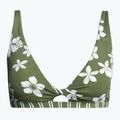 ROXY Retro Revo Twist top costume da bagno loden verde surfrider spirit s