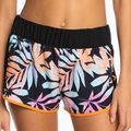 Pantaloncini da bagno donna ROXY Active antracite zebra jungle 2