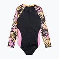 ROXY Active Joy corpo nuoto bambino antracite zebra jungle girl 2