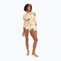 Costume da bagno intero donna ROXY Print Mix Solid bianco brillante sottilmente salato piatto 5