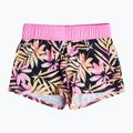 ROXY Desert Rider, pantaloncini da bagno per bambini antracite zebrati, ragazza della giungla