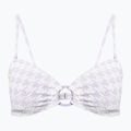 ROXY Check It Top a fascia per costumi da bagno rosa viola