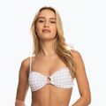 ROXY Check It Top a fascia per costumi da bagno rosa viola 5
