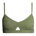 ROXY Current Coolness Bralette top da bagno verde loden