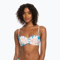 ROXY Love The Beach Vibe - Top da bagno azzurro con palme e isole 6