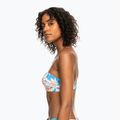 ROXY Love The Beach Vibe - Top da bagno azzurro con palme e isole 7