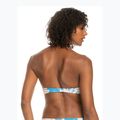 ROXY Love The Beach Vibe - Top da bagno azzurro con palme e isole 5