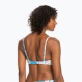 ROXY Love The Beach Vibe - Top da bagno azzurro con palme e isole 8
