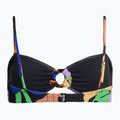 ROXY Color Jam Bandeau top costume da bagno antracite flower jammin 2