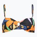 ROXY Color Jam Bandeau top costume da bagno antracite flower jammin 4