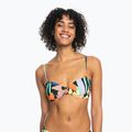 ROXY Color Jam Bandeau top costume da bagno antracite flower jammin 6