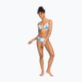 ROXY Love The Surf Knot top costume da bagno blu palma 3