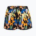 Pantaloncini da bagno donna ROXY Salty Tan antracite fiore jammin