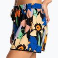 Pantaloncini da bagno donna ROXY Salty Tan antracite fiore jammin 4