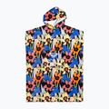 Poncho donna ROXY Stay Magical stampato a fiori color antracite